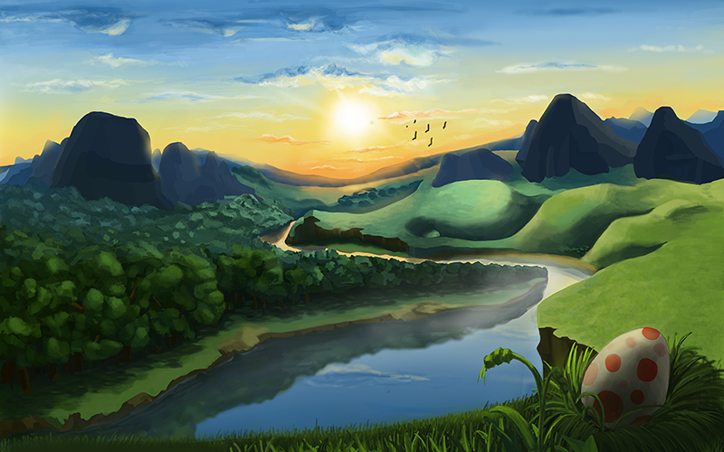 A beautiful island